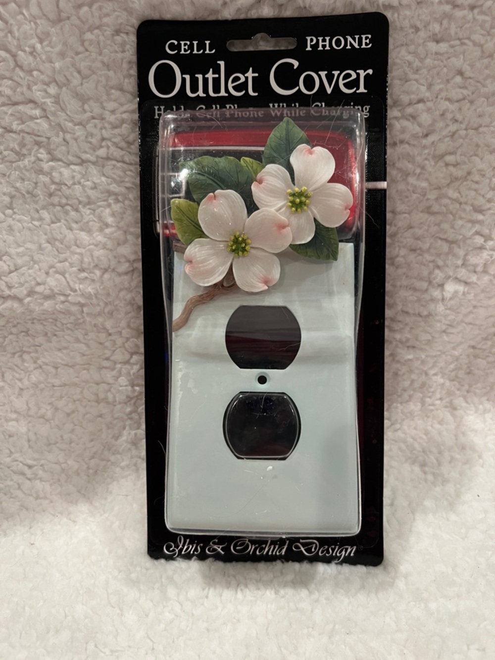 Ibis and Orchid Design Dogwood Outlet cover, NEW 2010